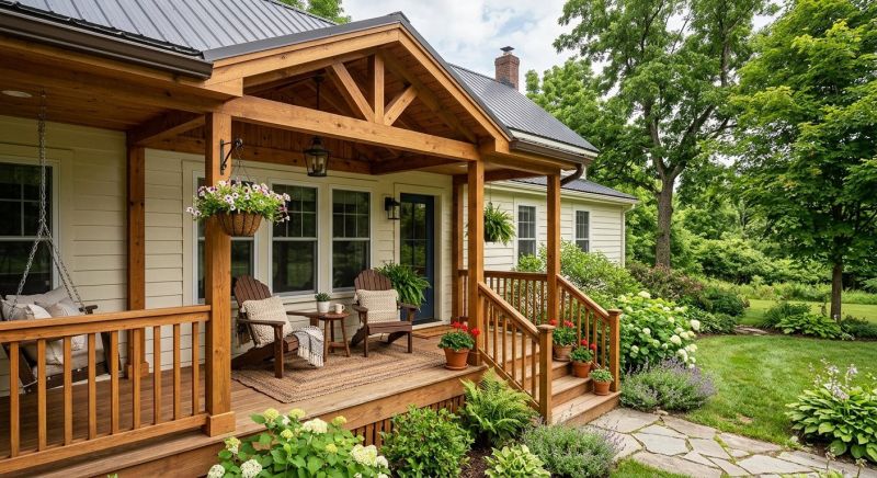 Wooden Veranda Construction in Stamford, CT